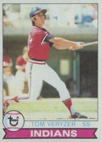 1979 Topps #537 Tom Veryzer Baseball Card