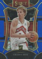 2023 Panini Select #312 Gradey Dick Blue Prizm Basketball Card