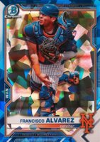 2021 Bowman Sapphire Edition Chrome Prospects #BCP53 Francisco Alvarez Baseball Card
