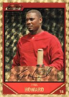 2007 Bowman Chrome #50 Ryan Howard Superfractor 1/1 Baseball Card