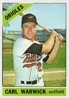 1966 Topps #247 Carl Warwick Baseball Card