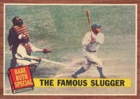 1962 Topps #138 The Famous Slugger Babe Ruth Special Baseball Card