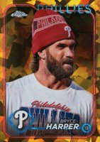 2024 Topps Chrome Sapphire #200 Bryce Harper SP-Gold Baseball Card