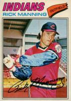 1977 O-Pee-Chee #190 Rick Manning Baseball Card