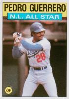 1986 Topps #706 Pedro Guerrero Baseball Card