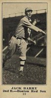 1916 Sporting News & Blank #10 Jack Barry Blank Back Baseball Card