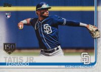 2019 Topps #410 Fernando Tatis Jr. 150th Anniversary Baseball Card