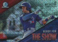 2019 Bowman Mega Box Chrome Ready for the Show #2 Bo Bichette Baseball Card