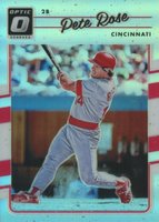 2017 Panini Donruss Optic #162 Pete Rose Holo Baseball Card