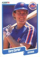 1990 Fleer #199 Gary Carter Baseball Card