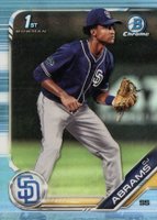 2019 Bowman Draft #BD85 CJ Abrams Sky Blue Baseball Card
