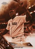 2016 Topps Chrome #153 David Ortiz Sepia Refractor Baseball Card