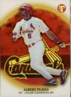 2002 Topps Pristine #6 Albert Pujols Gold Refractor Baseball Card