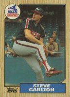 1987 Topps Tiffany #718 Steve Carlton Baseball Card