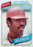 1980 Topps #106 Jeff Leonard Baseball Card