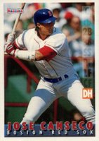 1995 Bazooka #42 Jose Canseco Baseball Card