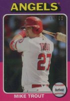 2019 Topps Transcendent VIP Party Mike Trout Through the Years #1975 Mike Trout Baseball Card
