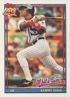 1991 O-Pee-Chee #414 Sammy Sosa Baseball Card