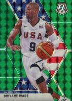 2019 Panini Mosaic #259 Dwyane Wade Green Mosaic Basketball Card
