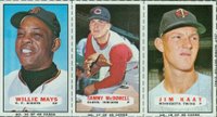 1967 Bazooka Panel # Mays/McDowell/Kaat Baseball Card