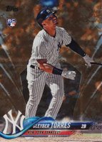 2018 Topps Update #US200 Gleyber Torres Pinstripe Jersey-Camo Baseball Card