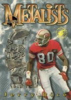 1995 Stadium Club Metalists #M1 Jerry Rice Members Only Football Card