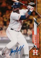 2020 Topps Chrome Rookie Autographs #RAYA Yordan Alvarez Gold Wave Refractor Baseball Card