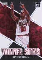 2022 Panini Donruss Optic Winner Stays #9 Dennis Rodman Basketball Card