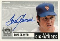 1999 Upper Deck Century Legends Epic Signatures #TS Tom Seaver Epic Signatures Baseball Card