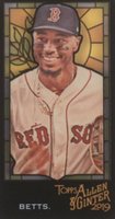 2019 Topps Allen & Ginter #385 Mookie Betts Mini-Stained Glass Baseball Card