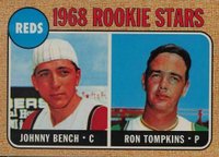 1998 Topps Stars Rookie Reprint #1 Johnny Bench/Ron Tompkins Baseball Card