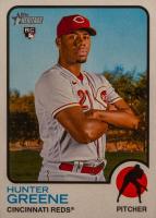 2022 Topps Heritage #694 Hunter Greene Baseball Card