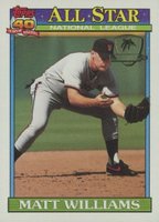 1991 Topps Desert Shield #399 Matt Williams Baseball Card