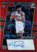 2023 Panini Donruss Optic Rookie Optics Autographs #ROAAJJ Andre Jackson Jr. Choice Basketball Card