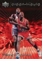 1996 Upper Deck Jordan Tribute #MJ33 Michael Jordan MJ Impressions Basketball Card