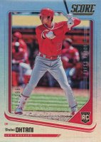 2018 Panini Chronicles Score #11 Shohei Ohtani Press Proof Baseball Card