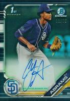 2019 Bowman Draft Chrome Draft Picks Autograph #CDACA CJ Abrams Black Refractor Baseball Card