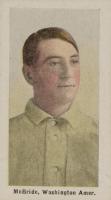 1910 Sporting Life # George McBride Baseball Card