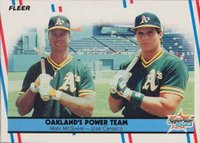1988 Fleer #624 Oakland's Power Team Baseball Card