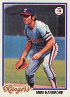 1978 Topps #172 Mike Hargrove Baseball Card