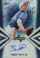 2019 Leaf Flash Autographs #BABWJ Bobby Witt Jr. Blue Baseball Card