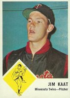 1963 Fleer #22 Jim Kaat Baseball Card