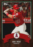 2018 Topps Advent Calendar #20 Mike Trout Baseball Card