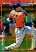2014 Finest #39 George Springer Gold Refractor Baseball Card
