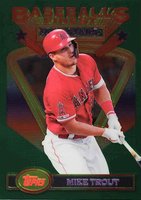 2020 Finest Flashbacks #116 Mike Trout Baseball Card
