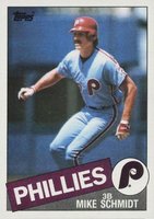 1985 Topps #500 Mike Schmidt Baseball Card