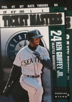 1998 Leaf Rookies & Stars Ticket Masters #1 Griffey Jr./Rodriguez Baseball Card