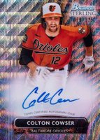 2022 Bowman Sterling Prospect Autographs #PACC Colton Cowser Wave Refractor Baseball Card