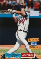 1994 Stadium Club 1st Day Issue #638 Chipper Jones Baseball Card