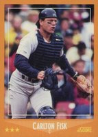 1988 Score #592 Carlton Fisk Baseball Card